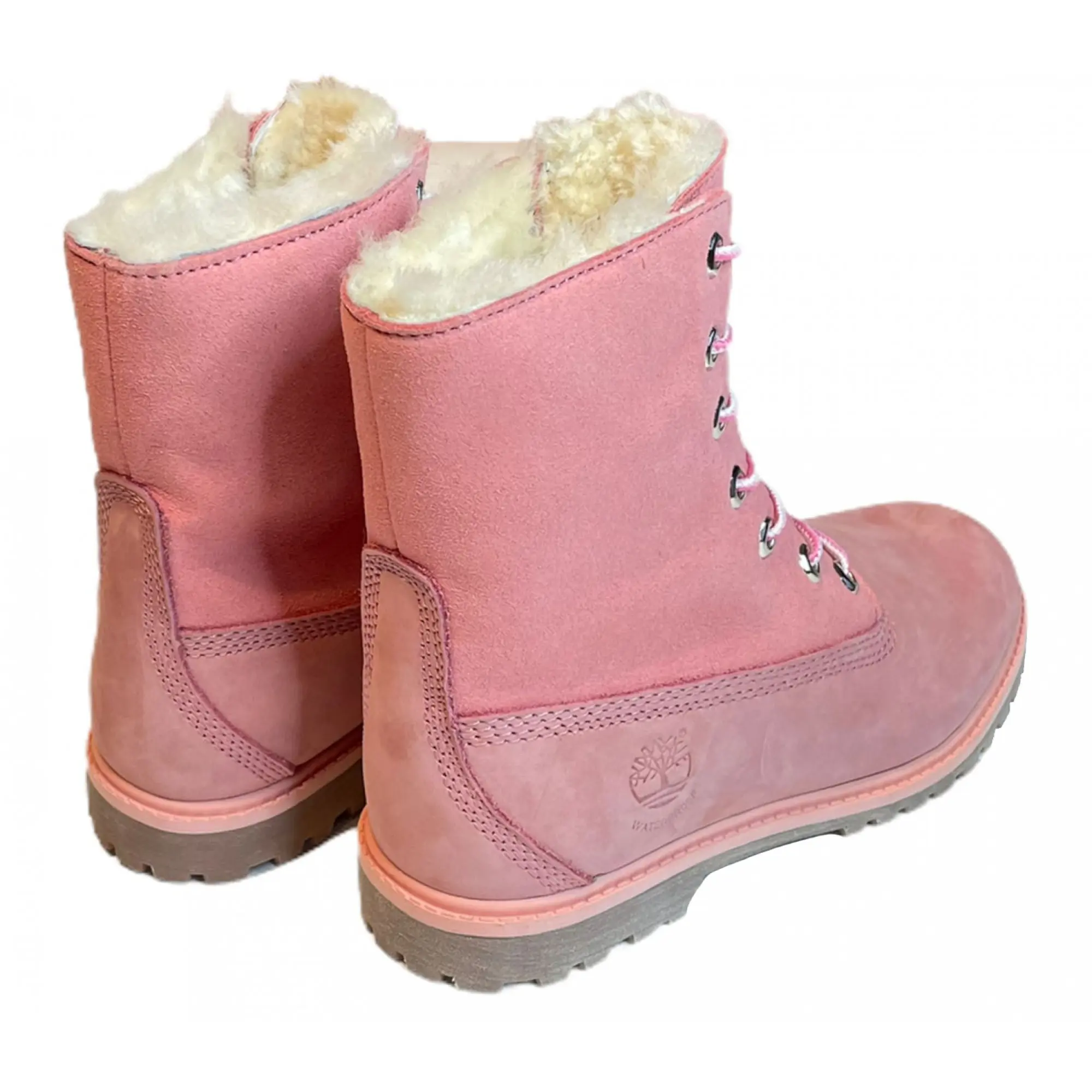Teddy fleece timberlands clearance