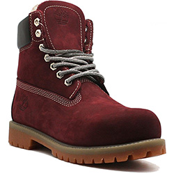 Timberland 10061 Bordo с Мехом