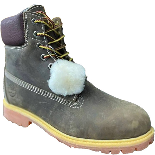 Timberland 6 Inch Premium Brown С Мехом